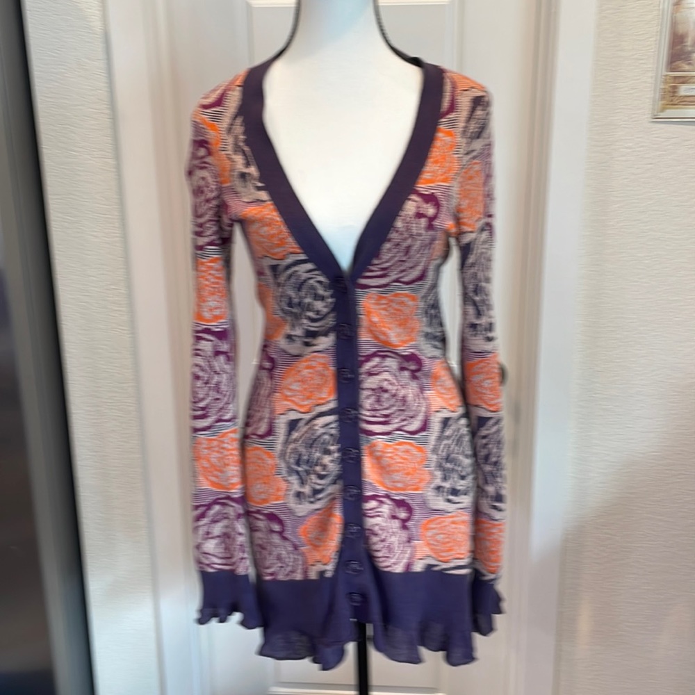 Boho Anthropologie Cardigan Sweater